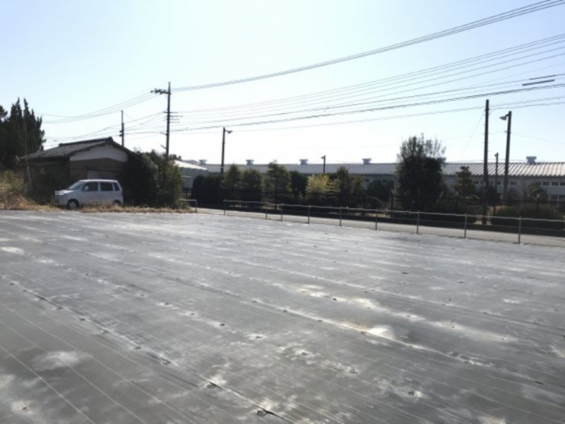 行田市大字埼玉の売地の前面道路含む現地写真