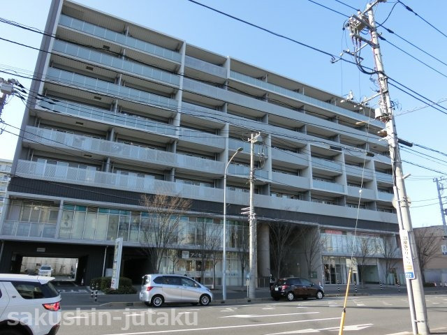 ブランズ幕張の外観|ブランズ幕張　平成２２年建築　オートロック　宅配ボックス　ペット飼育可　ＴＥＳ床暖房　ＪＲ総武線「幕張駅」徒歩７分の立地　周辺商業施設充実
