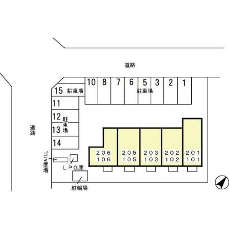 SENTREXかじま台の区画図