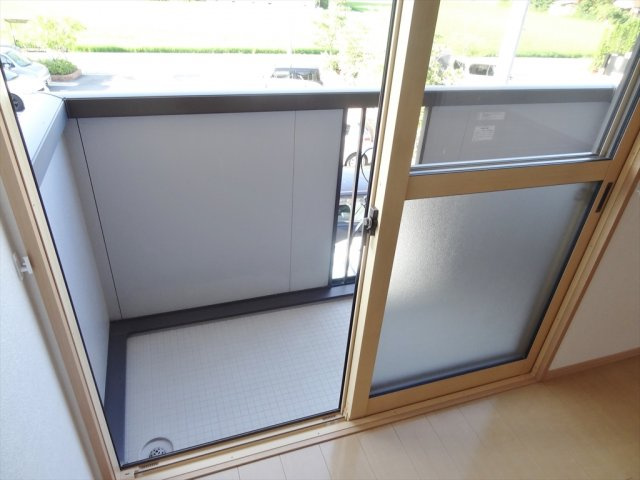 アザレアコートアミカ　A棟のバルコニー