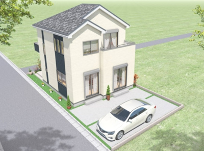 【外観パース】 | 南街5丁目/新築戸建 | 外観パース