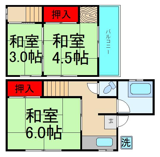 桜川テラスの間取り