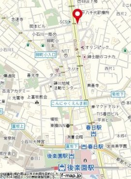 【地図】 | スカイコート後楽園壱番館