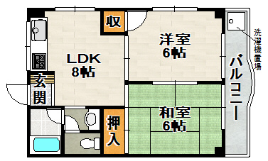 ＴＯＨＯマンション第２の間取り