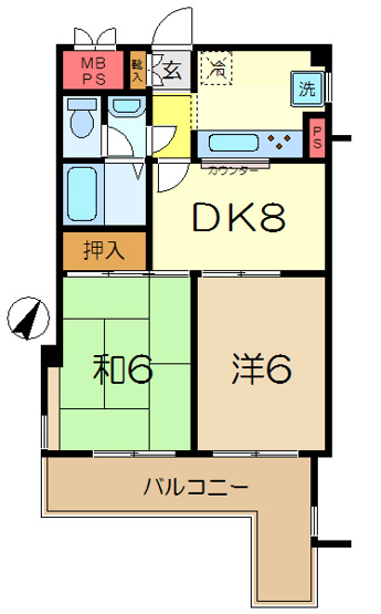 【間取り】 | グレイスハイツ２