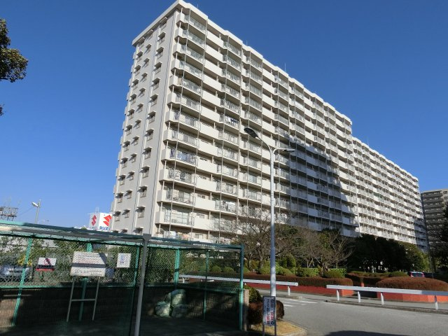 幕張ファミールハイツ２号棟の外観|幕張ファミールハイツ２号棟　１４階建１０階部分　眺望自慢　通風良好　ペット飼育可　総戸数５７６戸のビッグコミュニティ　