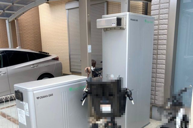 岸和田市下池田町　中古戸建の発電・温水設備|エネファームと太陽光のダブル発電設備を搭載　余剰電力は売電可能です