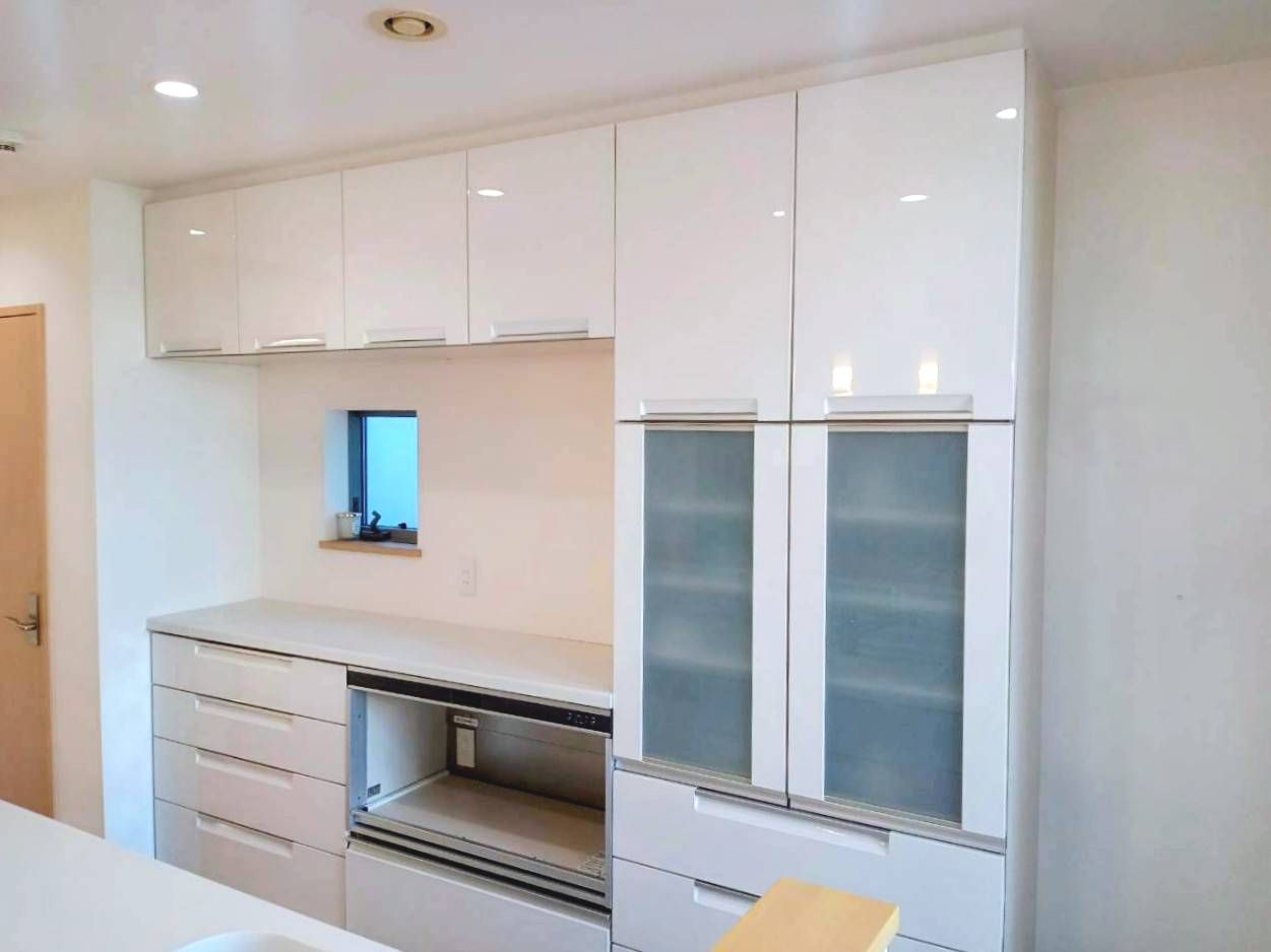 岸和田市下池田町　中古戸建のキッチン|キッチン収納