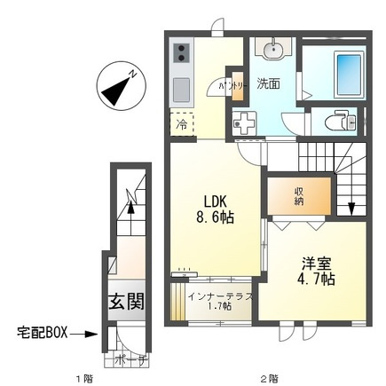 フォレストヴィラⅡの間取り