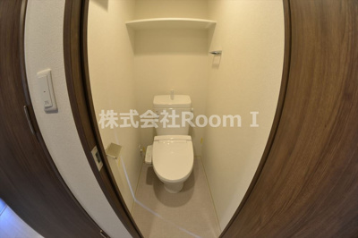 【トイレ】 | プレサンス上町台夕陽丘 | コンパクトで使いやすいトイレです