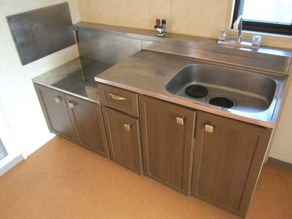 泉北郡忠岡町忠岡北１丁目のハイツのキッチン|キッチンです