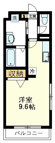 【間取り】 | アンプルールフェールKunitachi