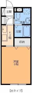 【間取り】 | Viento.i | 1Kのお部屋です