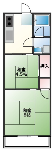 栄ハイツの間取り
