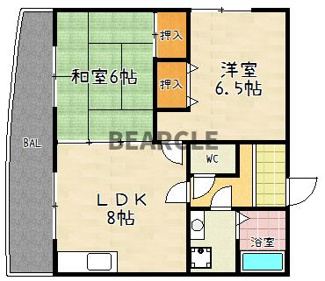 【間取り】 | カーム瀬田