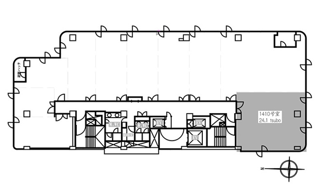 【間取り】 | 若杉センタービル本館