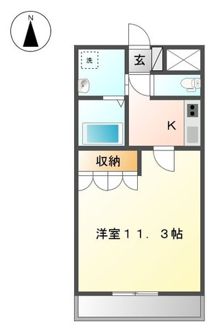 アシューレ．ＨＫの間取り|間取図