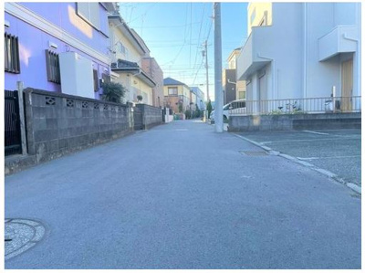【前面道路含む現地写真】 | 茅ヶ崎市今宿　売地