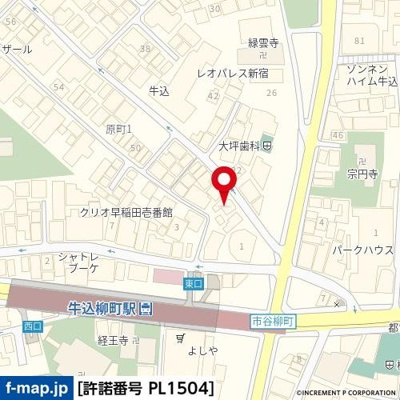 【地図】 | スカイコート市ヶ谷柳町