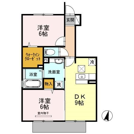 【間取り】 | D-roomたつみⅡ
