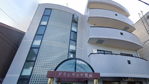箕面市箕面５丁目の賃貸マンションの外観