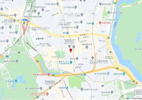 千代田区紀尾井町の店舗事務所の地図