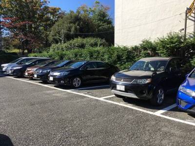 【駐車場】 | たまプラーザ団地４街区６号棟 | 平置き駐車場です。