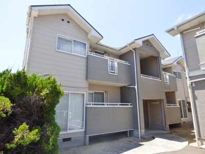 【外観】 | アペックス　B棟 | 1フロア2住戸のアパートです