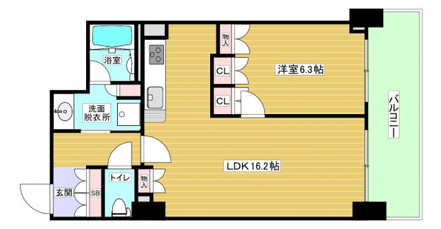 【間取り】 | 大阪福島タワー