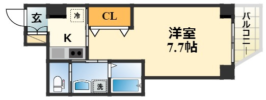 WEST桂川の間取り