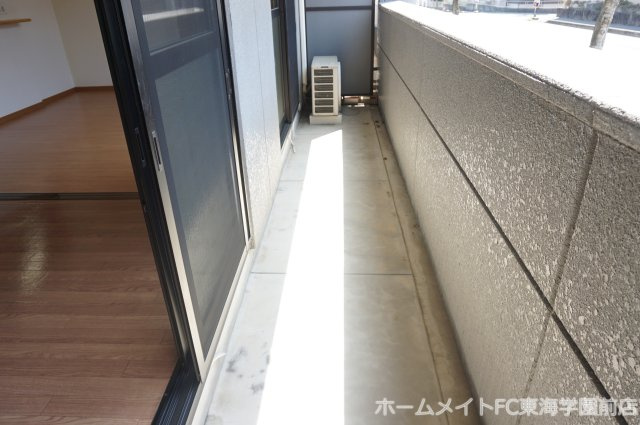 クレストヒル龍田のバルコニー
