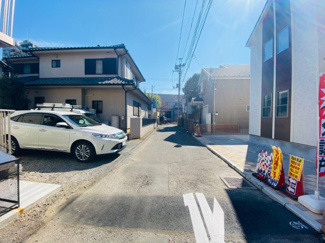 【前面道路含む現地写真】 | 東側私道4ｍ