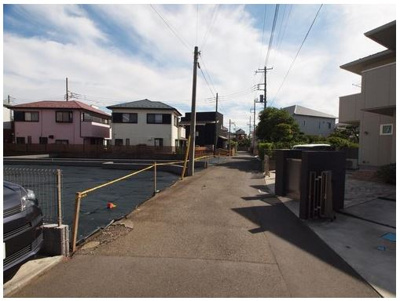 【前面道路含む現地写真】 | 藤沢市鵠沼海岸２丁目　Ｂ区画
