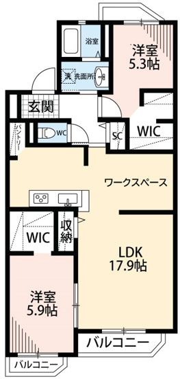 【間取り】 | シャイン壱番館