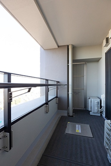 文京区小石川１丁目の賃貸マンションのバルコニー|同タイプ参照