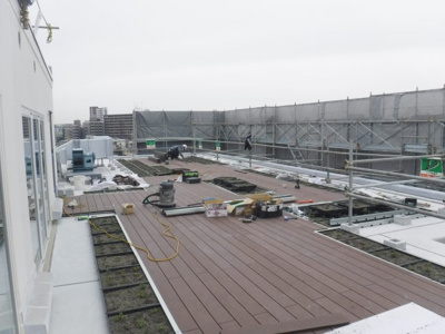 【バルコニー】 | 介護付有料老人ホーム　のぞみ | ウッドデッキでオシャレに