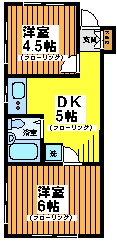 【間取り】 | メゾンイーストワイド