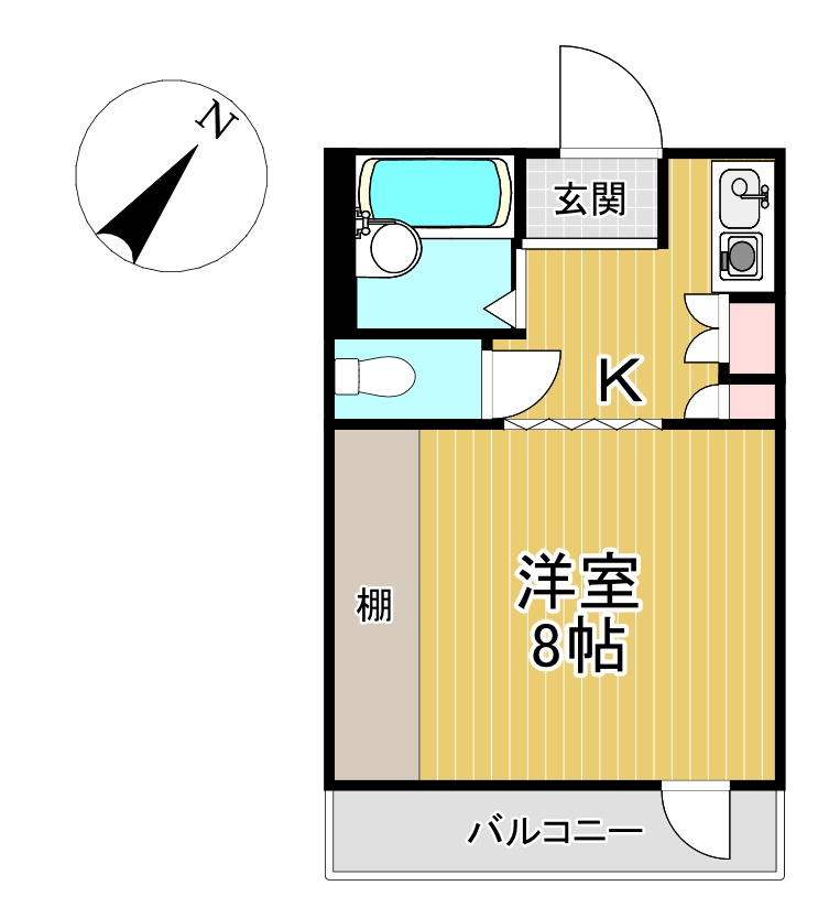 メディカルコーポⅠの間取り