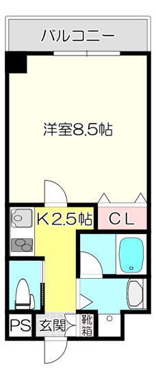 【間取り】 | プレシオ小阪