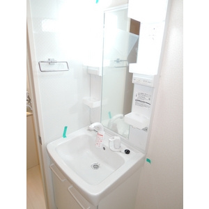 ルーブルの独立洗面台|朝など便利なシャンプードレッサーです