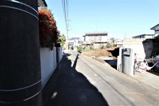 【前面道路含む現地写真】 | 西側4ｍ公道