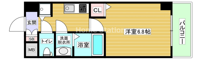 【間取り】 | レジデンス福島Ⅱ