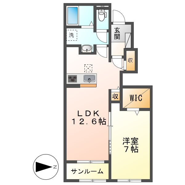 サンゾーラの間取り