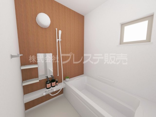 大和郡山市小林町の新築一戸建の浴室|浴室完成イメージ／浴室暖房乾燥機を標準装備！