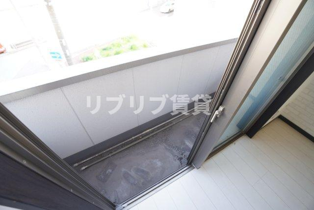 プレシア千葉中央のバルコニー