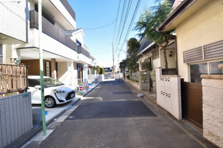 【前面道路含む現地写真】 | 南側4.5ｍ公道に接道。陽当たり良好です。