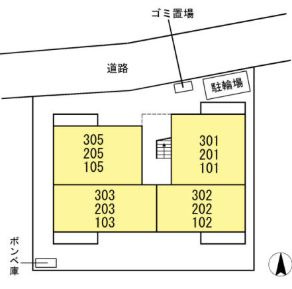 【区画図】 | エトーレ・DⅢ | 区画図