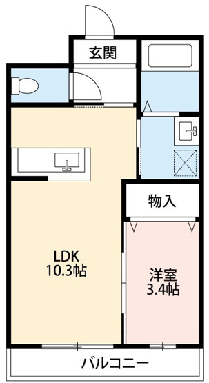 【間取り】 | ラ・ぺジブル