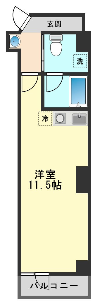 ミリアビタ22の間取り