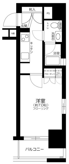【間取り】 | アンディーン月島